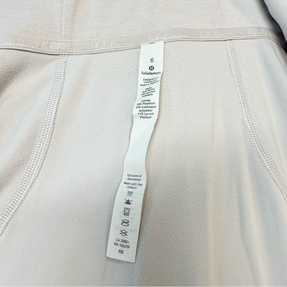 Lululemon Every Journey Hoodie Light Chrome Nulu Full Zip Women’s 6 - Picture 16 of 16